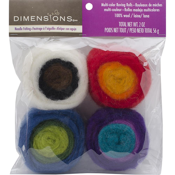 Multi Color Wool Roving Rolls by Dimensions  Blue Pelican Outer Banks  Shopping Cape Hatteras, NC