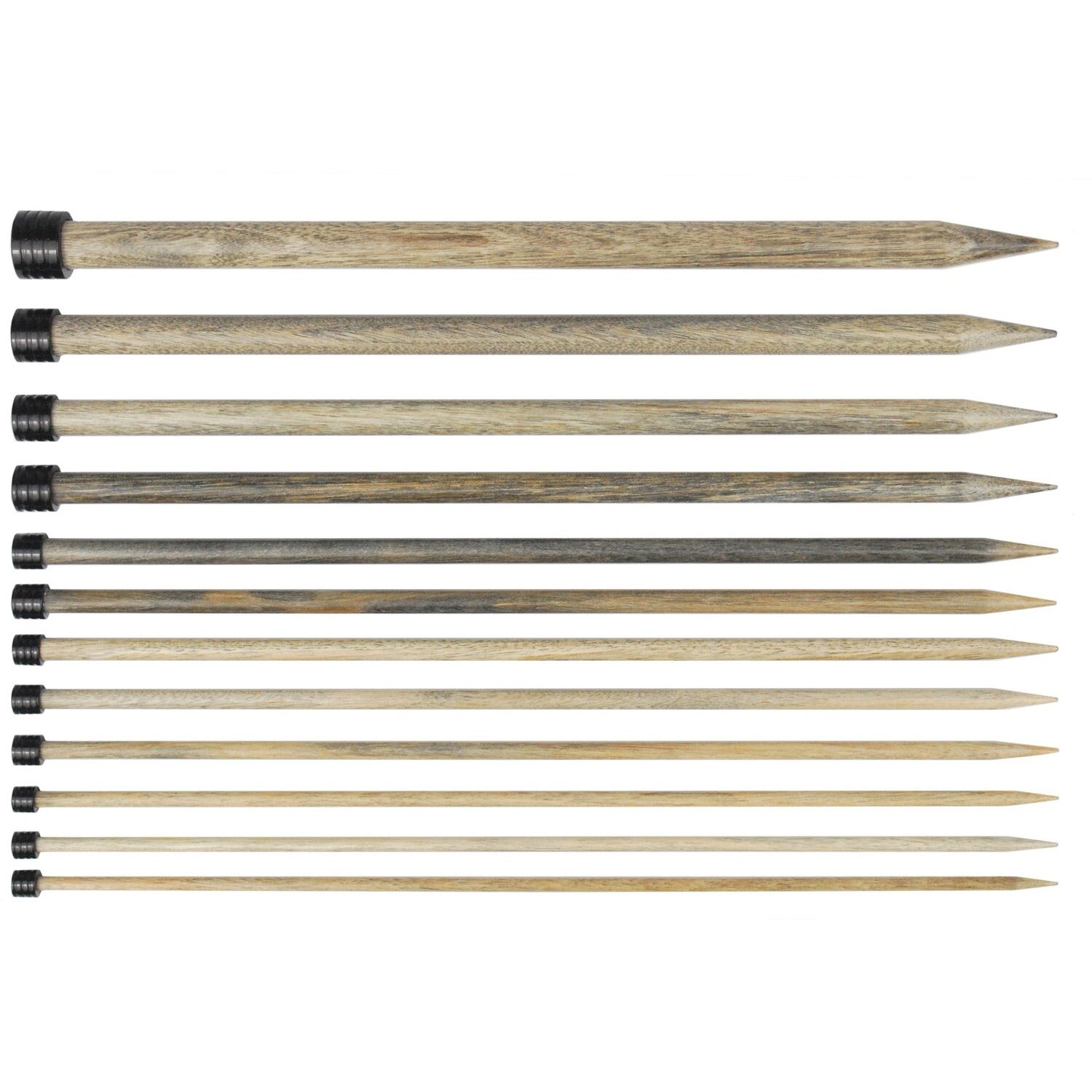 Lykke Driftwood 10 Inch Straight Knittng Needles - US 7 (4.5mm)
