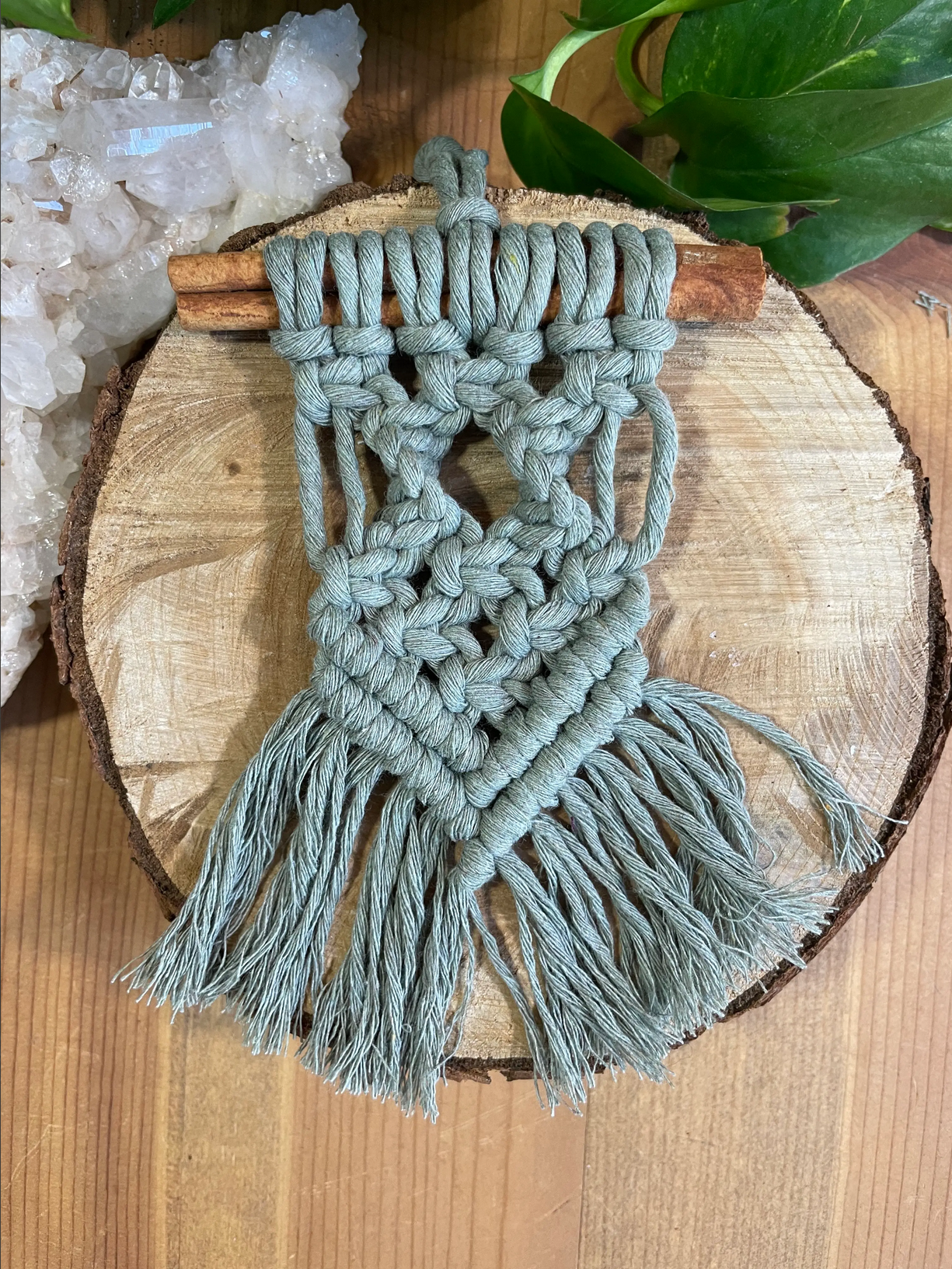 DIY Cinnamon Stick Macrame Kit