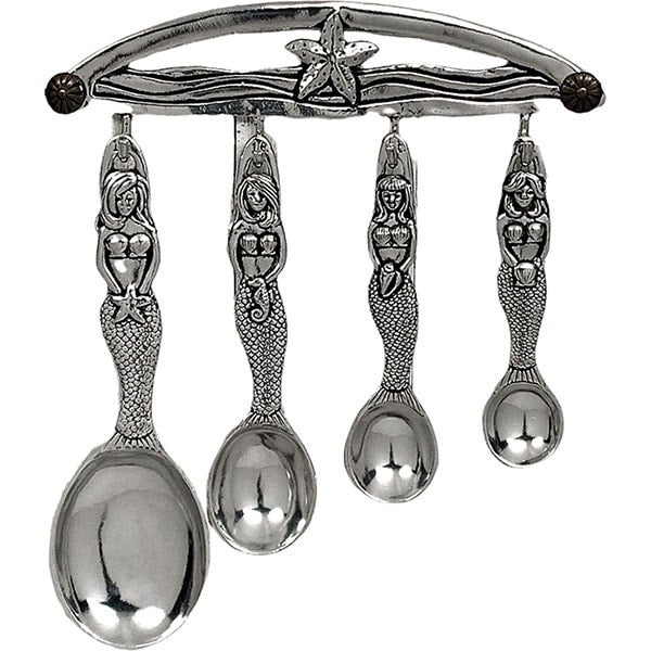 Mini Measuring Spoon Set - Pewter