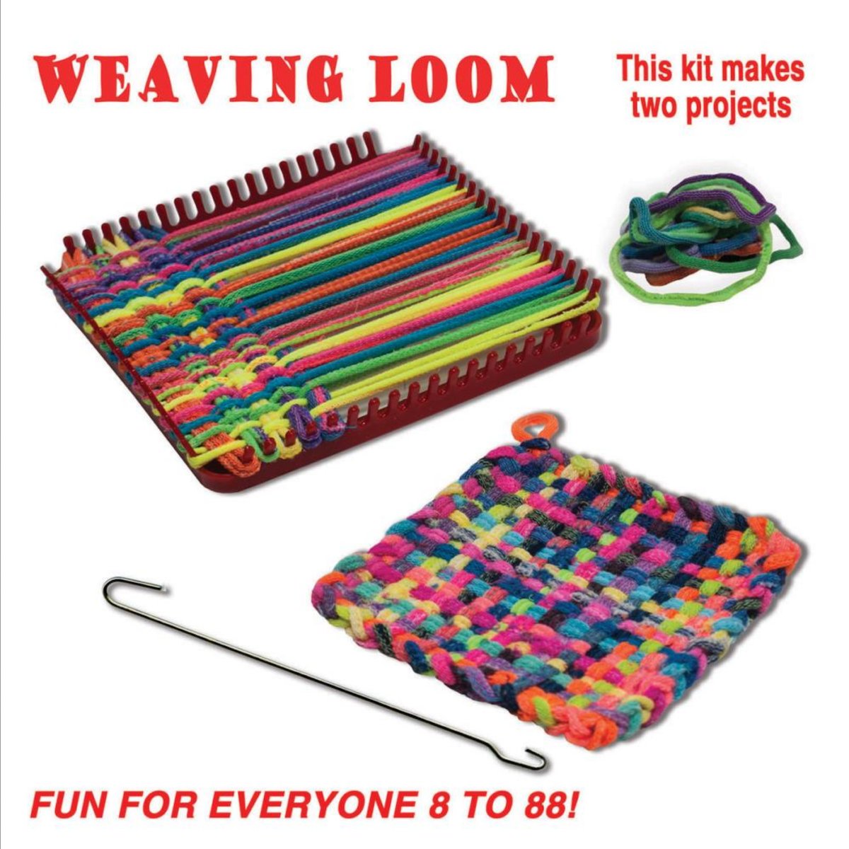 Classic Hobby Set Weaving Loom and Loops DIY Kit  Blue Pelican Outer Banks  Shopping Cape Hatteras, NC